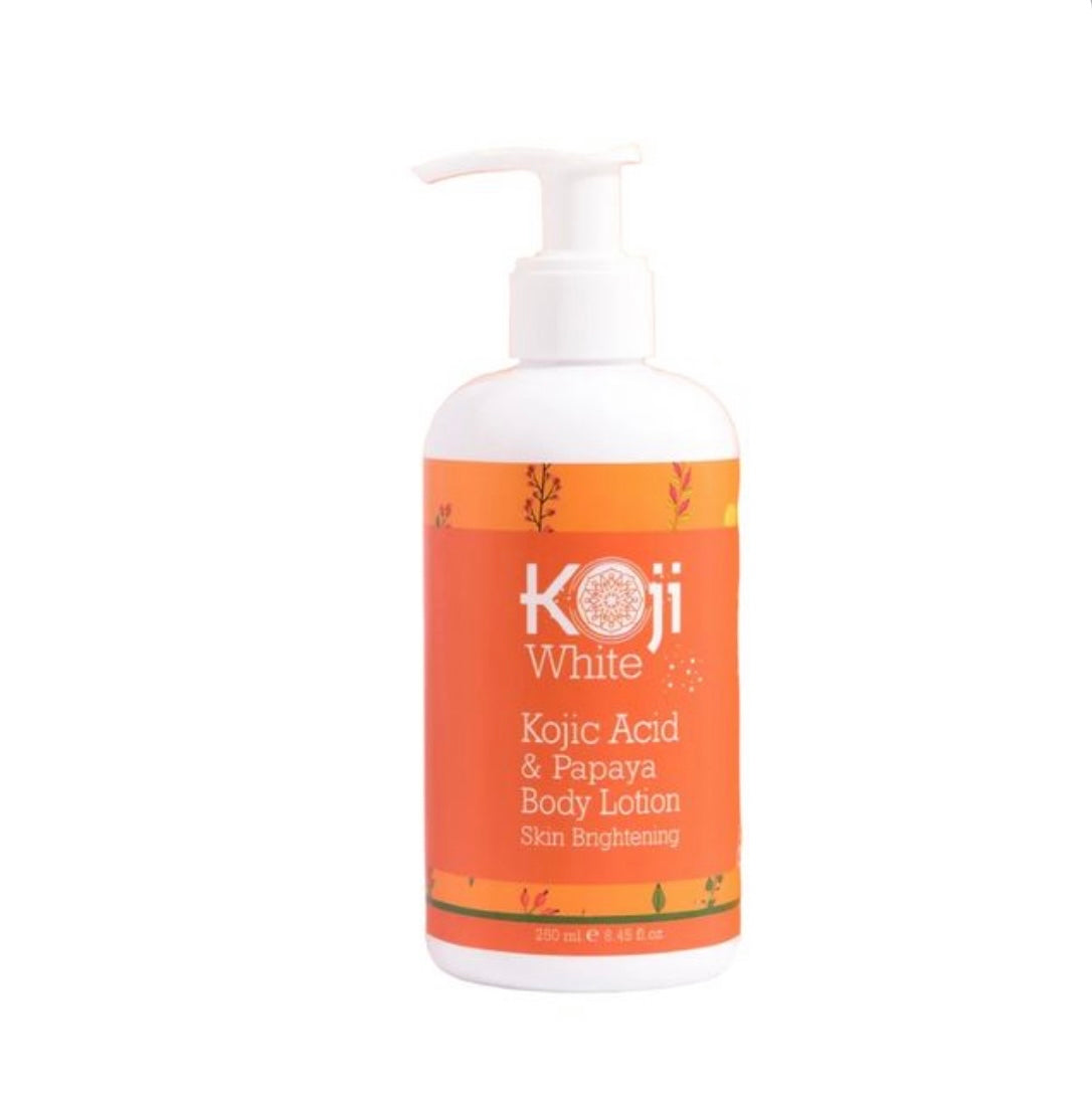 Koji White Kojic Acid & Papaya Skin Brightening Body Lotion 250ml