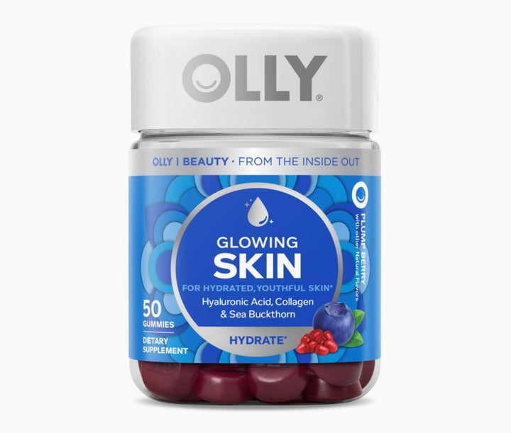 Olly Glowing Skin Gummies. Expires 11/25