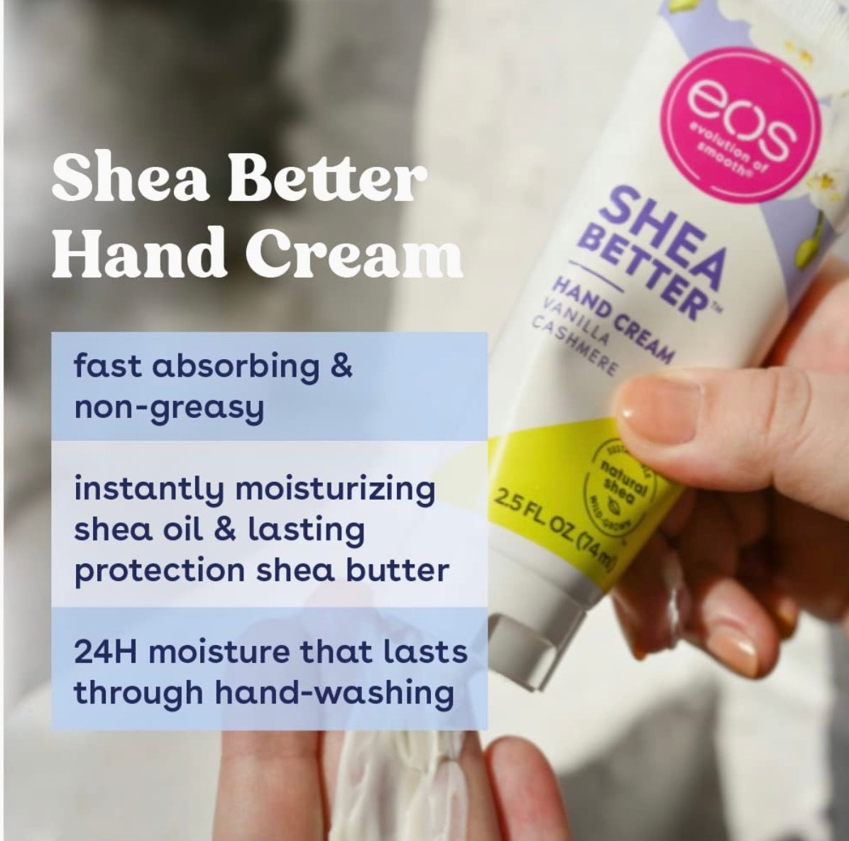 Eos Shea Better Hand Cream - Vanilla Cashmere