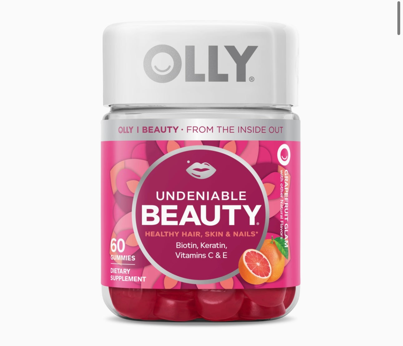 Olly undeniable beauty gummies. Expires 12/25