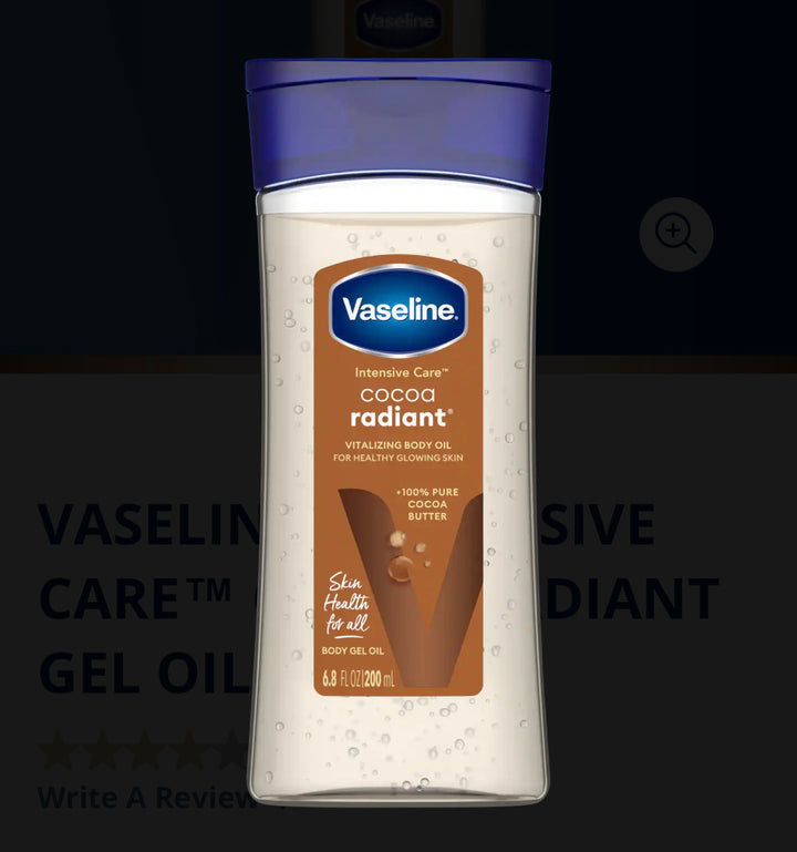 Vaseline Intensive Care Cocoa Radiant Gel Oil