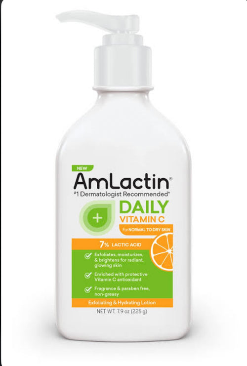 Amlactin Daily Vitamin C Body Lotion With 7% Lactic Acid