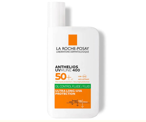 La Roche-Posay Anthelios UVmune 400 Oil Control Fluid SPF50+for Oily Blemish-Prone Skin 50ml (1.7oz)