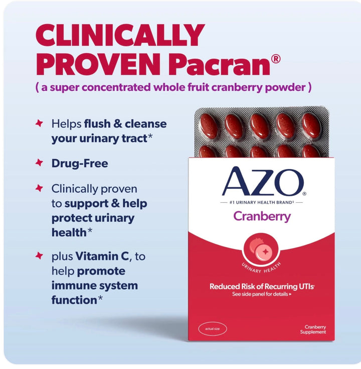 Azo Cranberry 50 Caplets. Expires 04/27