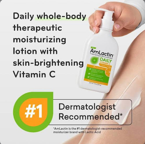Amlactin Daily Vitamin C Body Lotion With 7% Lactic Acid