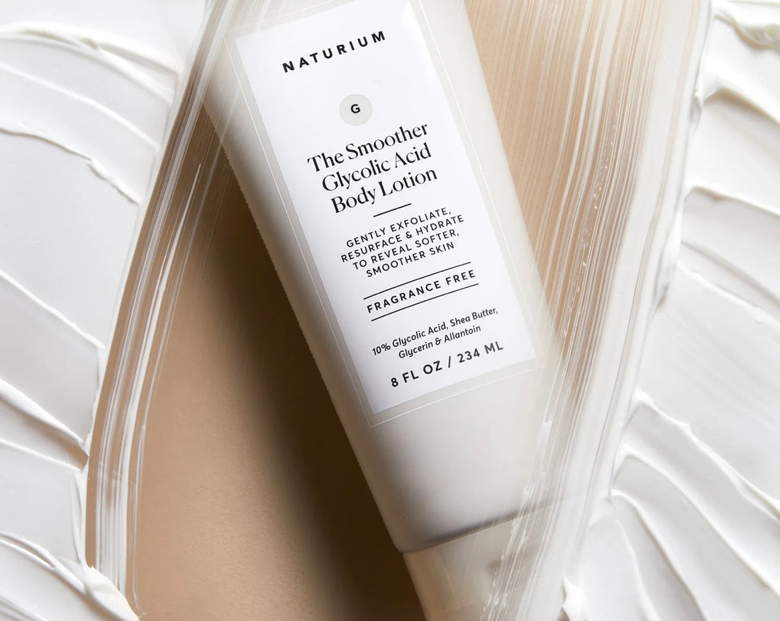 Naturium The Smoother Glycolic Acid Body Lotion.