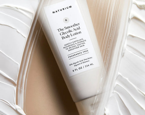 Naturium The Smoother Glycolic Acid Body Lotion.