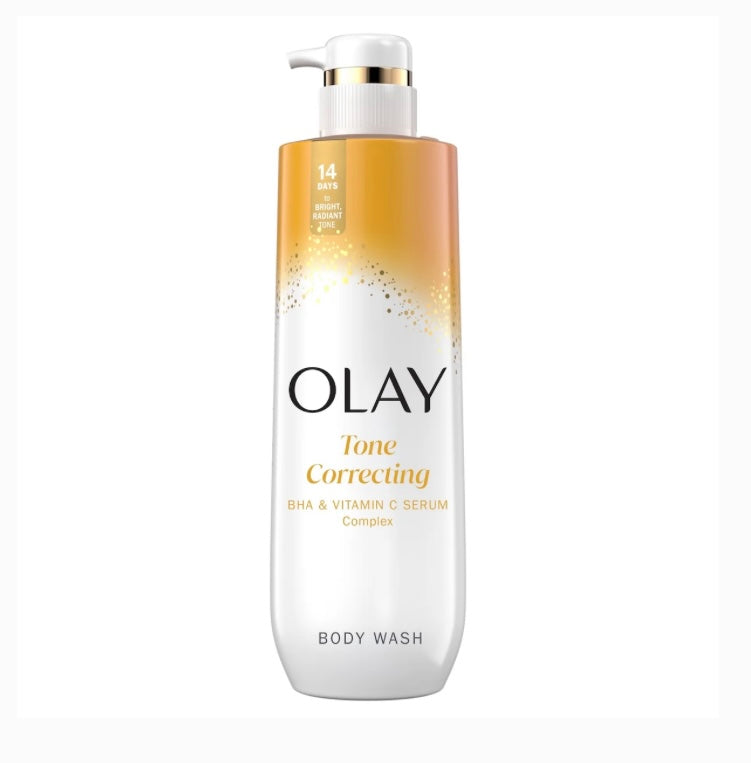Olay Tone Correcting Body Wash with BHA and Vitamin C Serum Complex - 591mL
