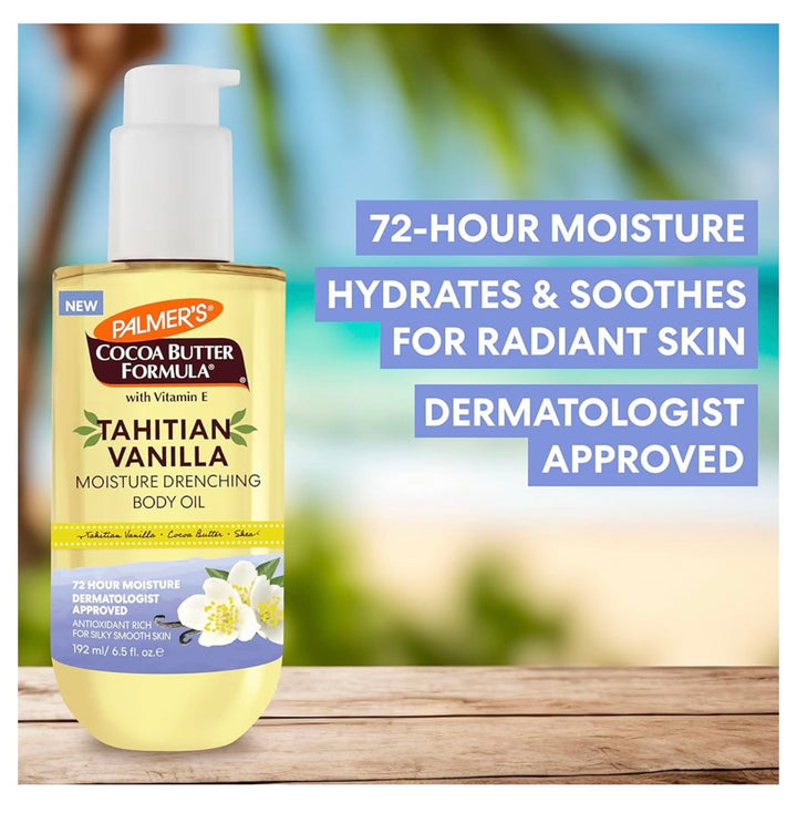 Palmer's Cocoa Butter Formula Tahitian Vanilla Body Oil.