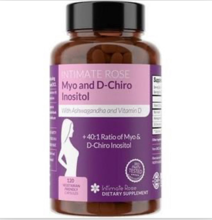 Intimate Rose Myo-Inositol & D-Chiro Inositol Supplement.  Expires 12/27