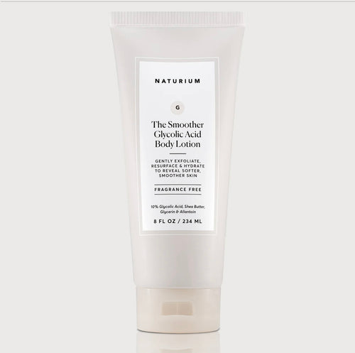 Naturium The Smoother Glycolic Acid Body Lotion.