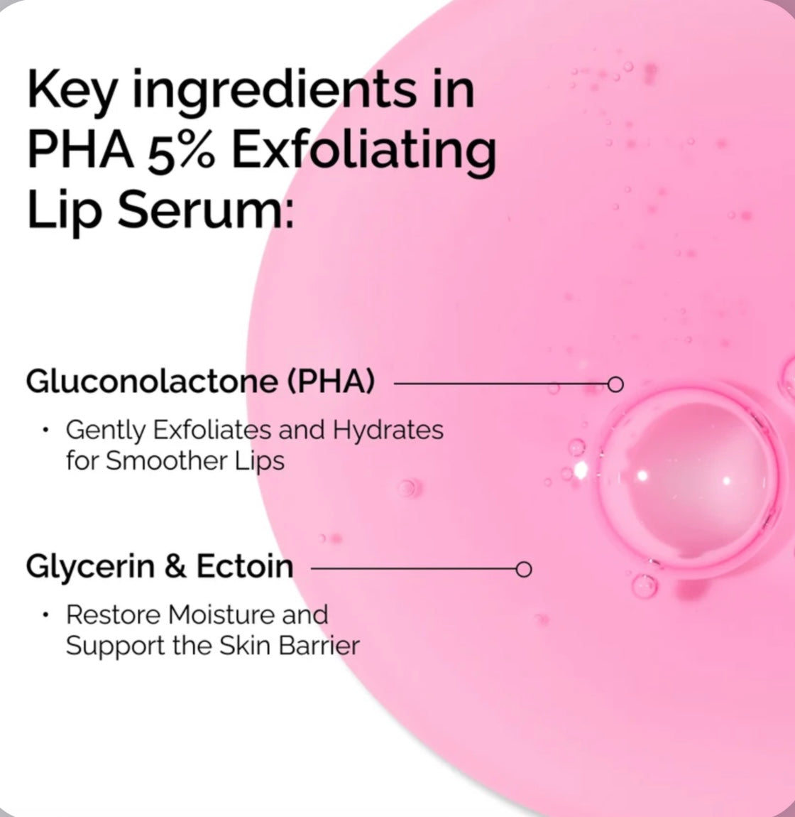 PHA 5% Exfoliating Lip Serum