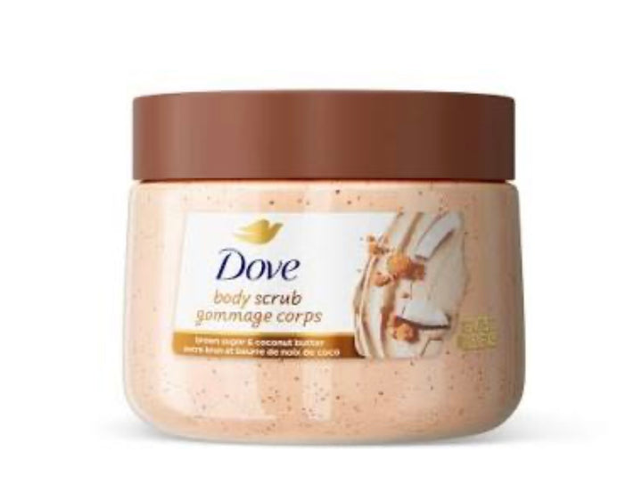 Dove Body Scrub- Brown Sugar & Coconut Butter.