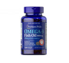 Puritans Pride Omega-3 Fish Oil, 1000 Mg, 100 Rapid Release Softgels