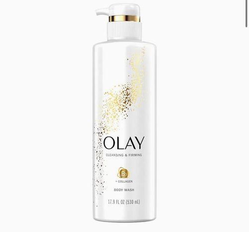 Olay, Cleansing & Firming Body Wash with Vitamin B3 & Collagen, 17.9 Fl Oz