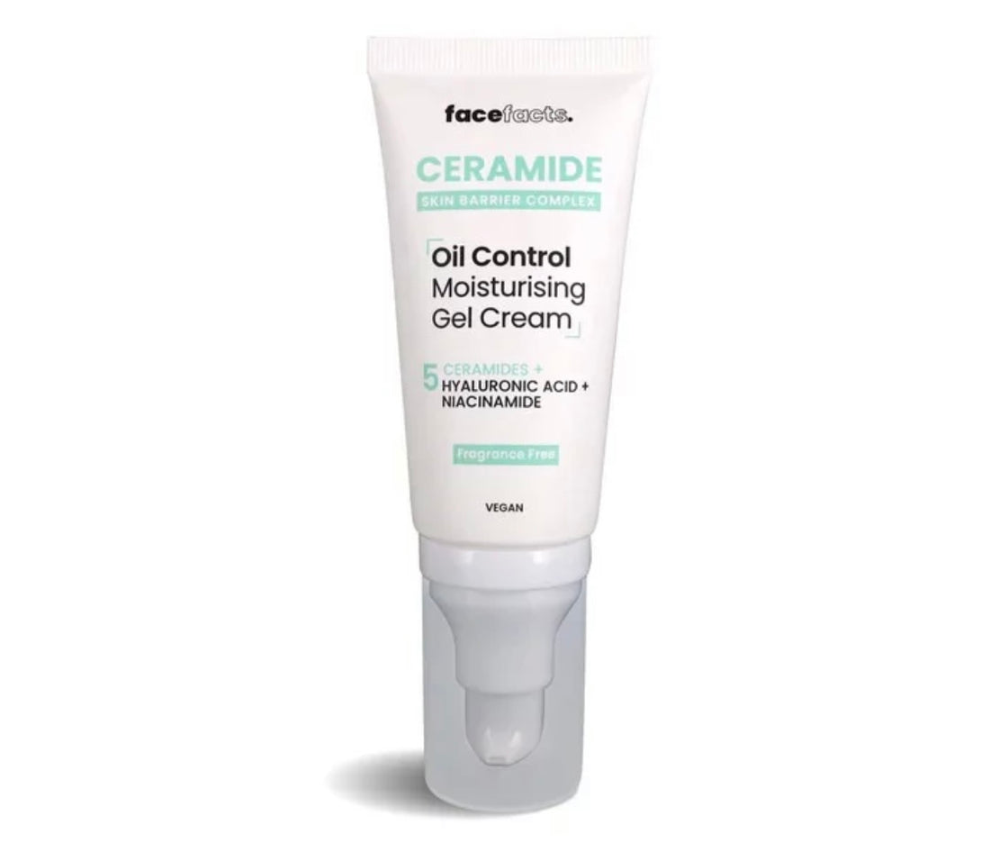 Facefacts Ceramide Oil Control Moisturising Gel Cream 50ml