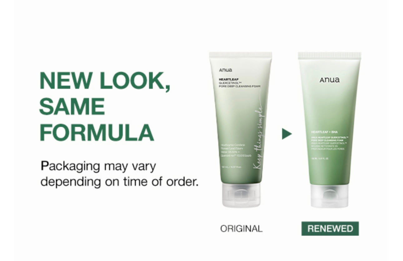 ANUA Heartleaf Quercetinol Pore Deep Cleansing Foam 150ml