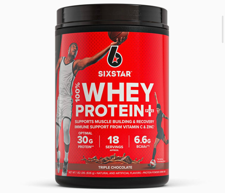 Six Star Whey Protein Plus Muscle Builder for Men & Women. Triple Chocolate, 1.82 lbs (826 g)