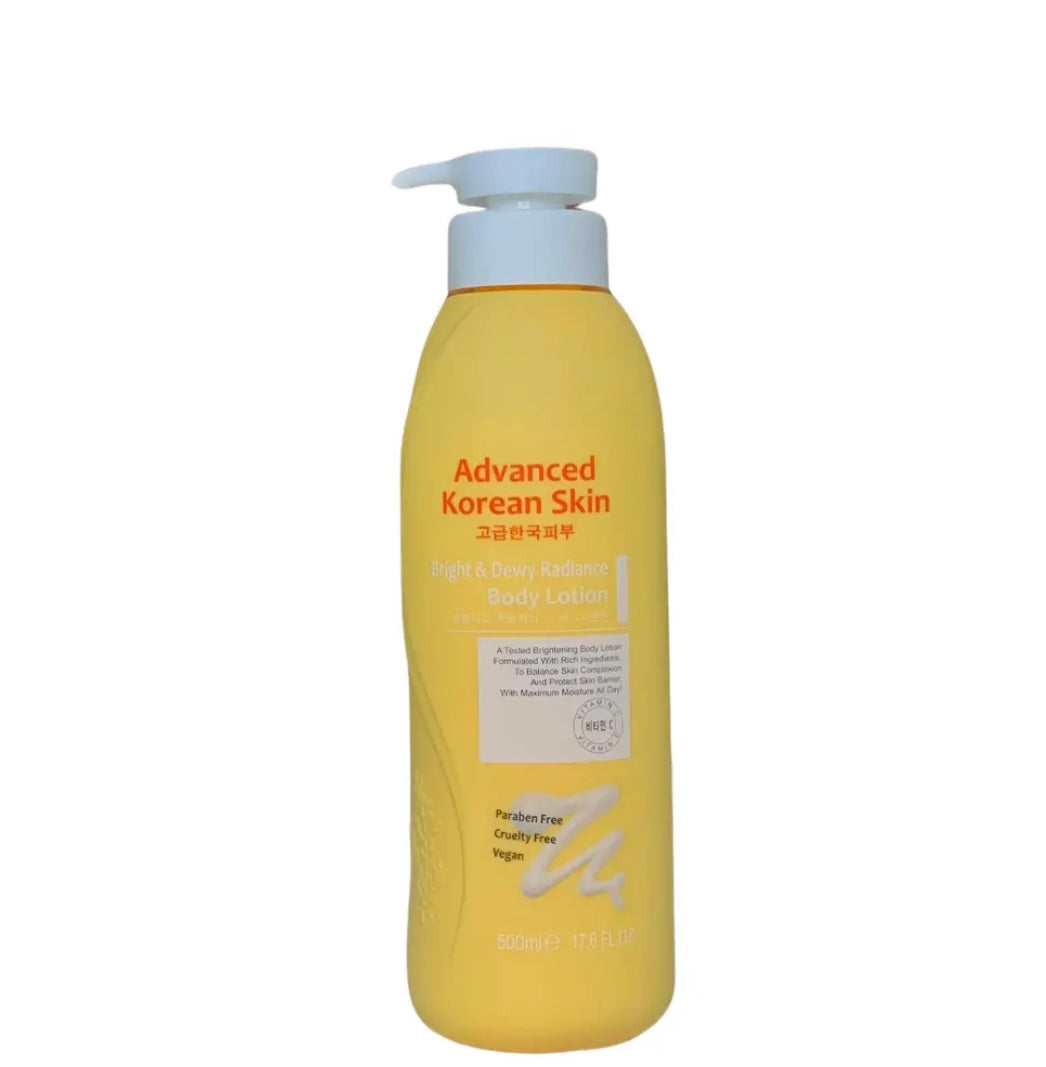 Advanced Korean Skin Bright & Dewy Radiance Body Lotion 500ml