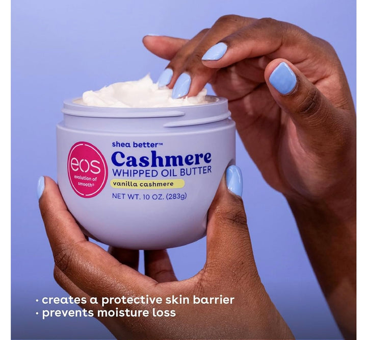 Eos Cashmere Whipped Oil Body Butter, Vanilla Cashmere, 10oz