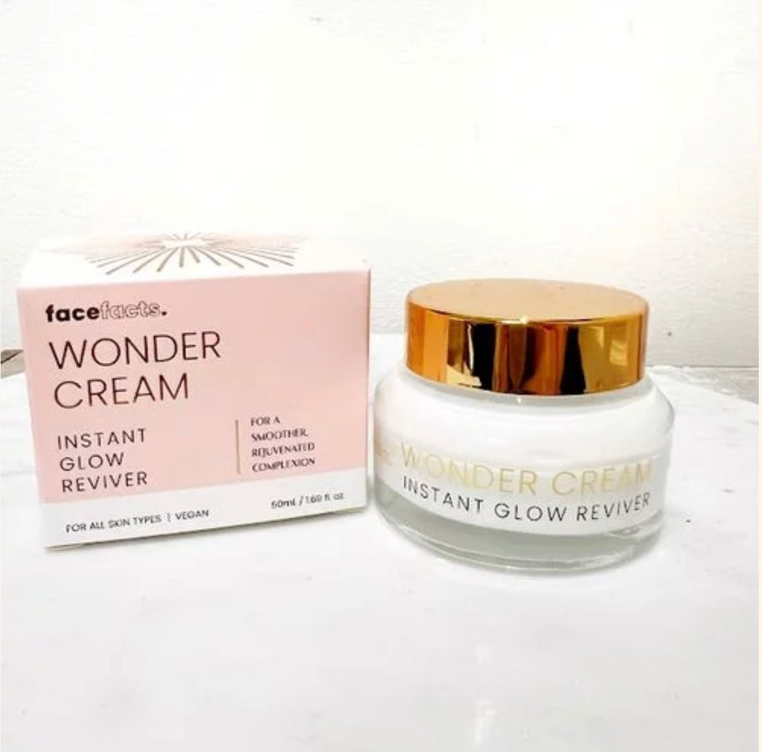FaceFacts wonder cream instant glow fragrance free 50ml