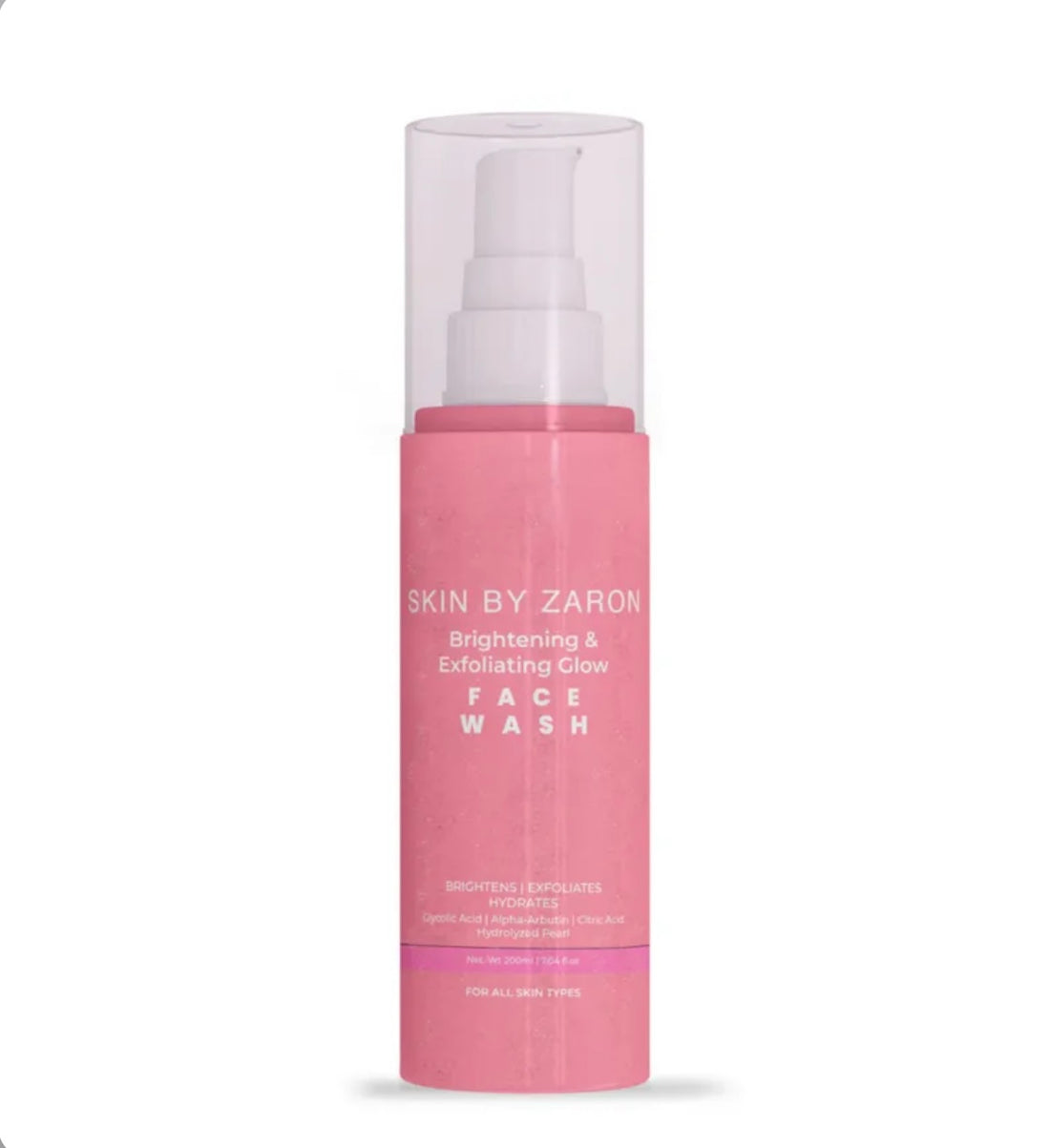 Skin By Zaron Brightening & Exfoliating Glow Face Wash 200ml