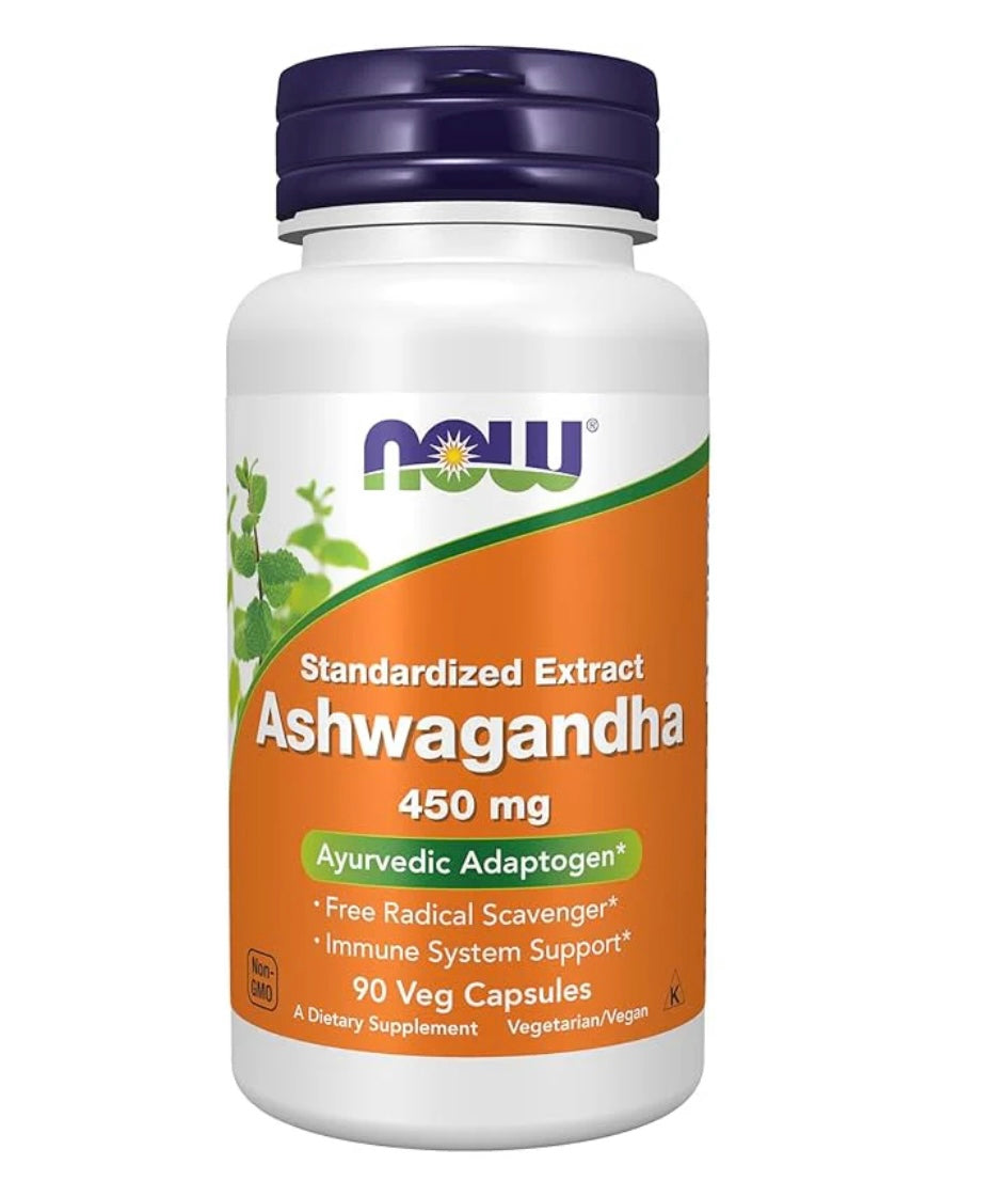 NOW Ashwagandha, 90 Capsules; Exp 06/2028