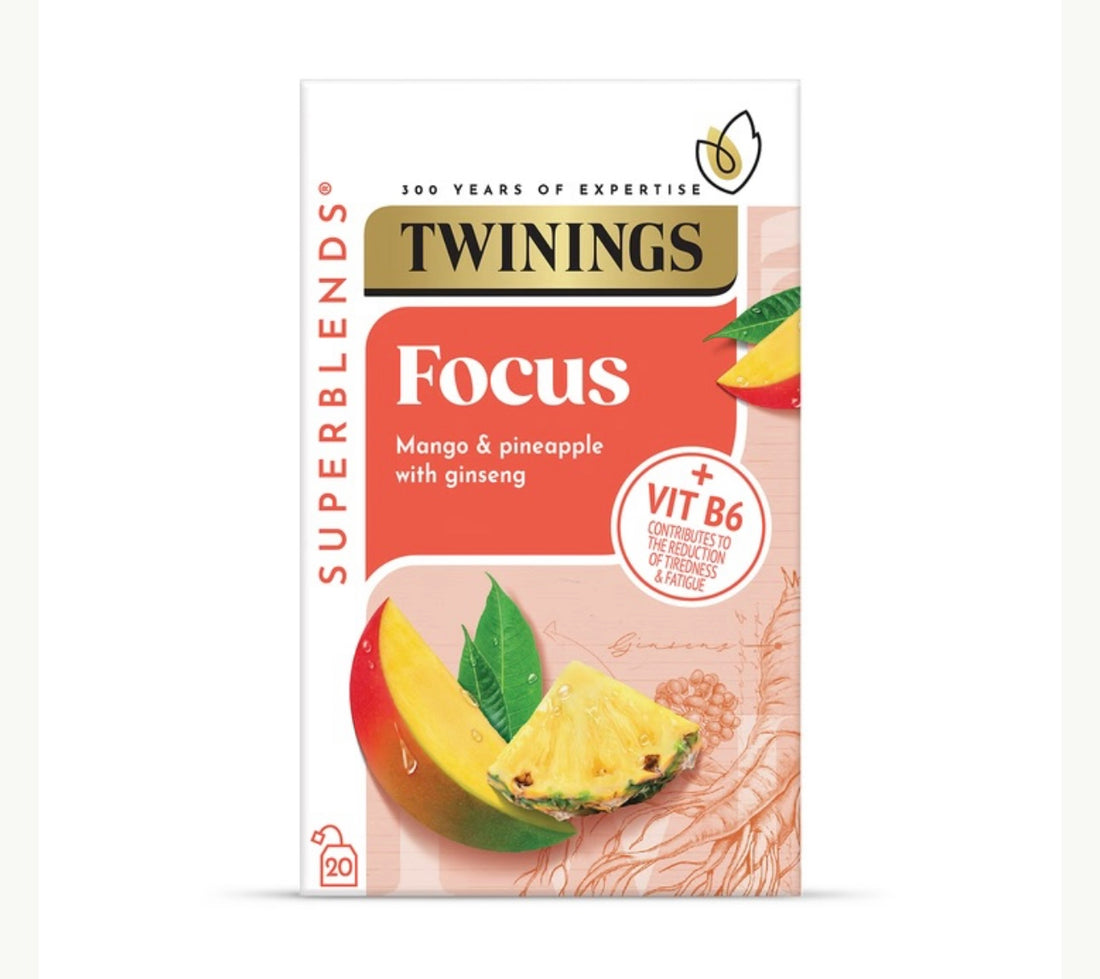 Twinings Superblends Focus Tea (20 Tea Bags)