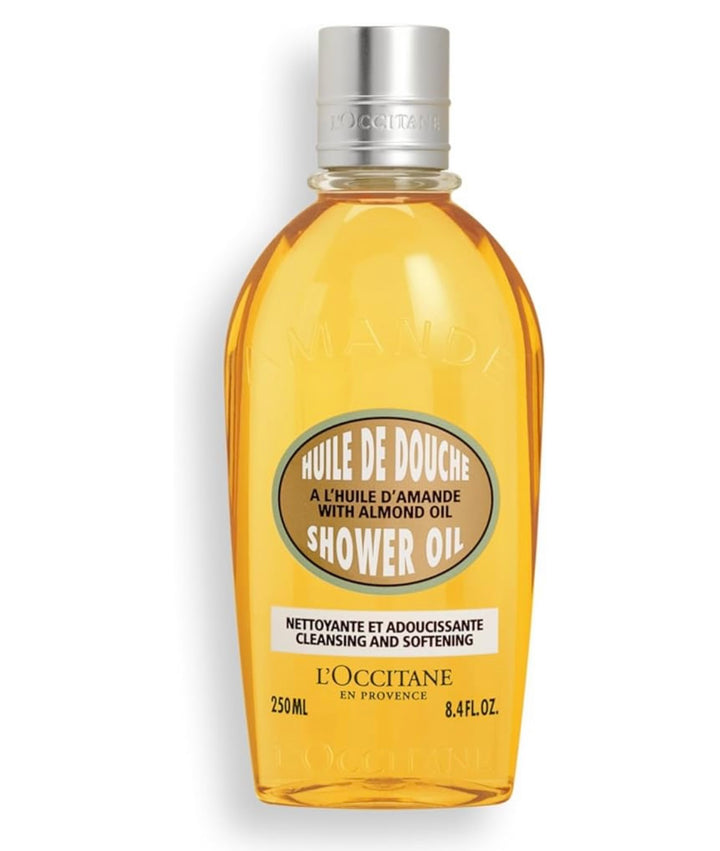 L'OCCITANE Cleansing & Softening Almond Shower Oil, Body Wash 250ml