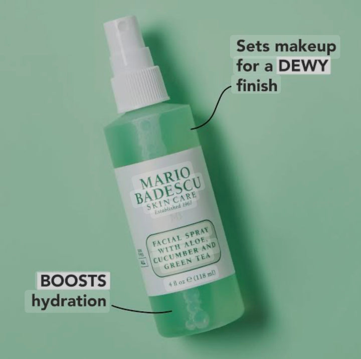 Mario Badescu Facial Spray With  Aloe, Cucumber And Green Tea 4oz.