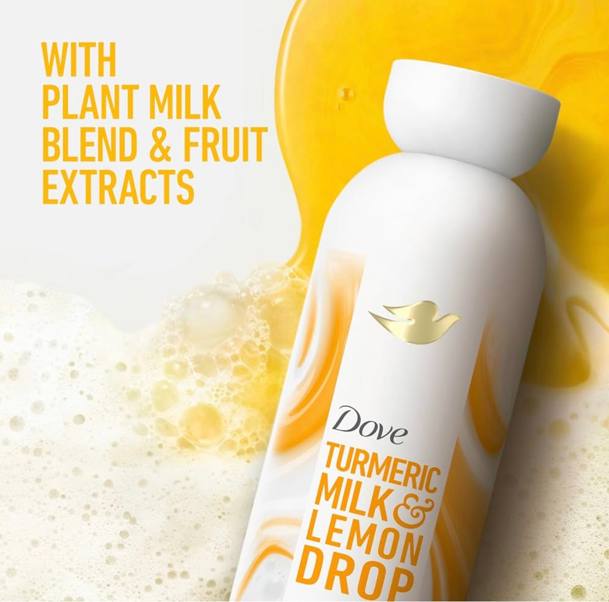 Dove Plant Milk Cleansing Body Wash Turmeric & Lemon 518ml