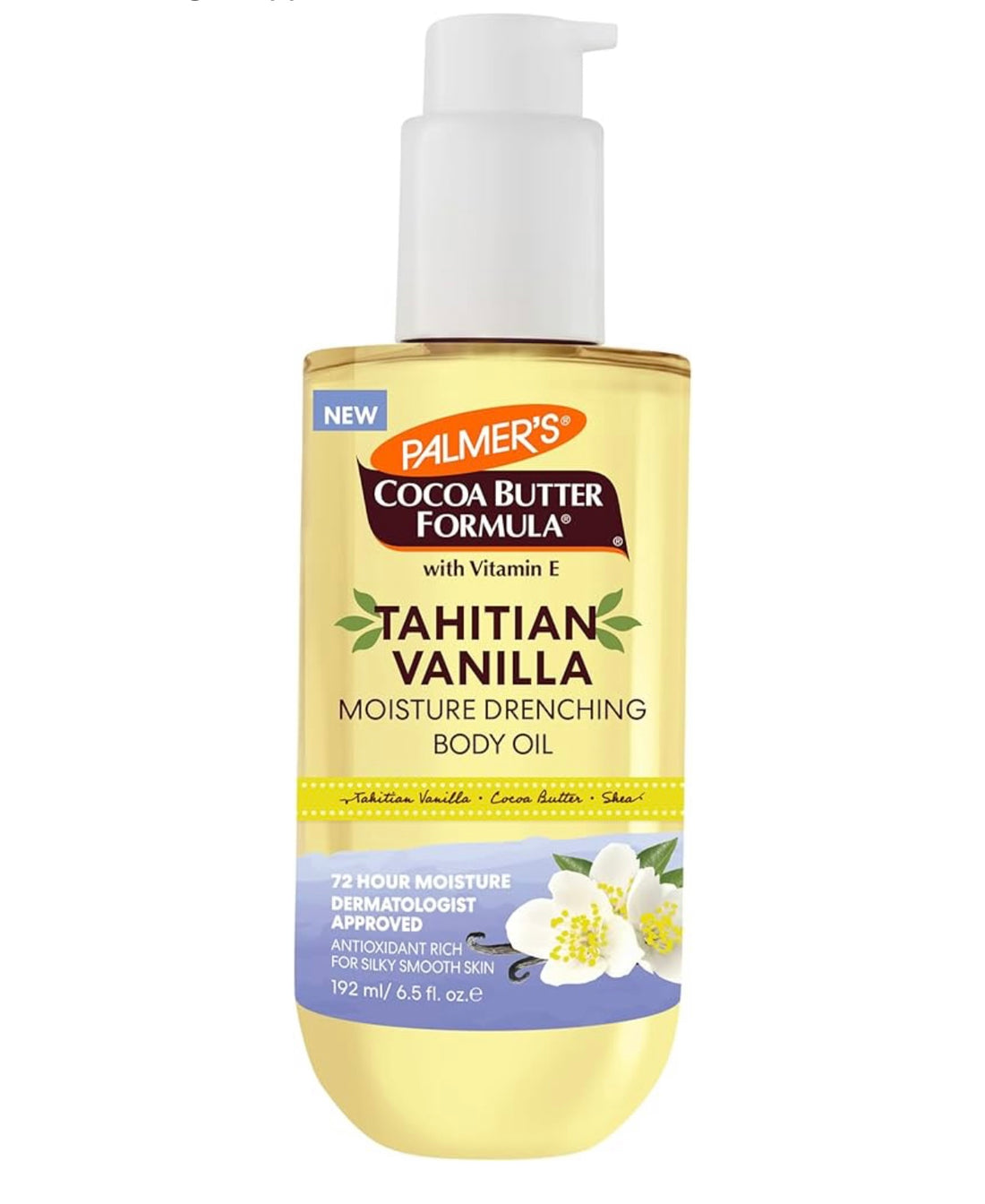 Palmer's Cocoa Butter Formula Tahitian Vanilla Body Oil.