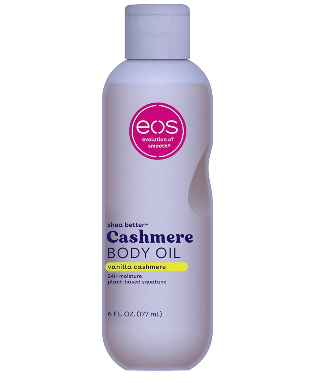 Eos cashmere vanilla cashmere body oil.
