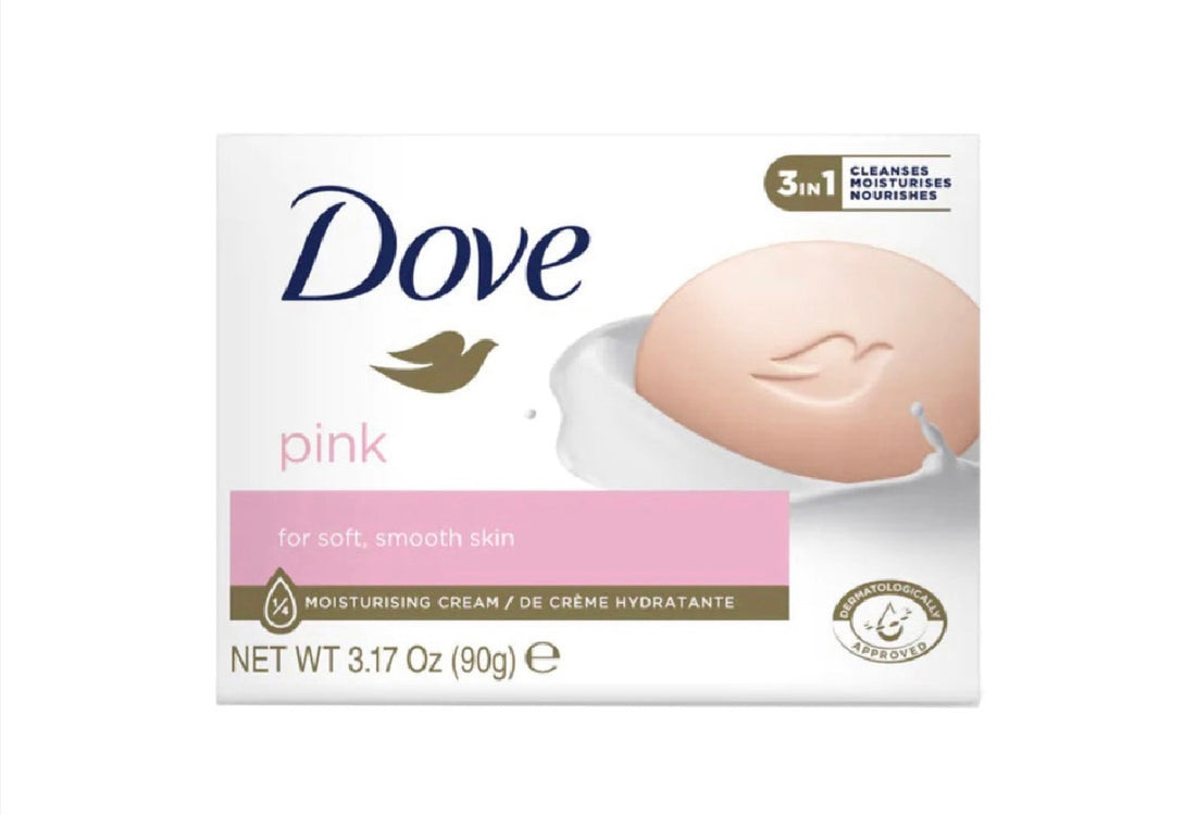 Dove bar soap – pink 360g 4in1