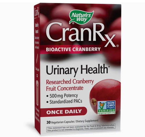 Nature’s Way CranRx BioActive Cranberry Urinary Health 500mg Capsules