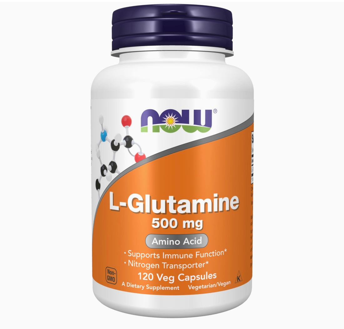 NOW L-Glutamine 120 Capsules