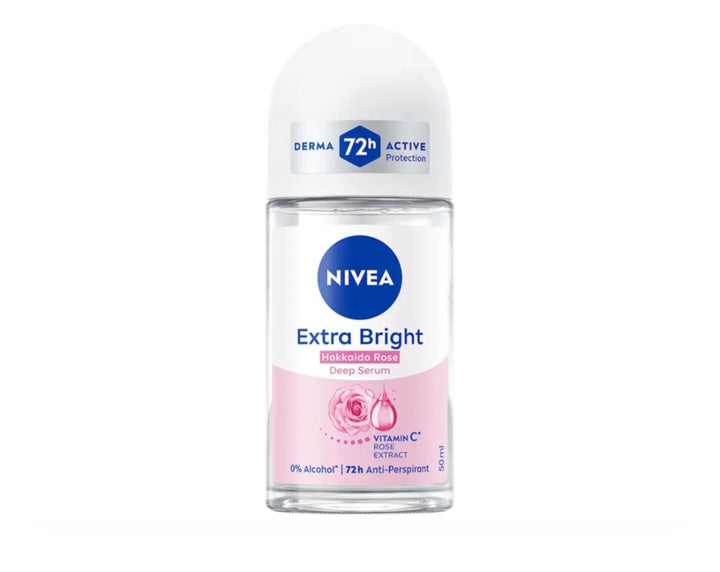 Nivea Brighthening Serum Hokkaido Rose Deodorant Roll On Single
