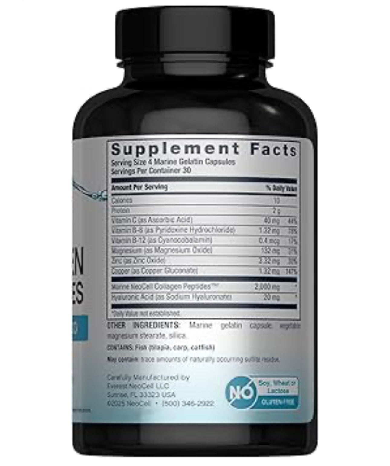 Neocell Marine Collagen Peptides. Expires 08/28