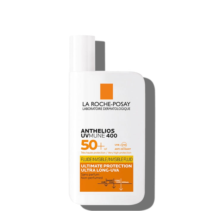 La roche-Posay Anthelios
UVmune 400 Invisible Fluid 50+ Sunscreen