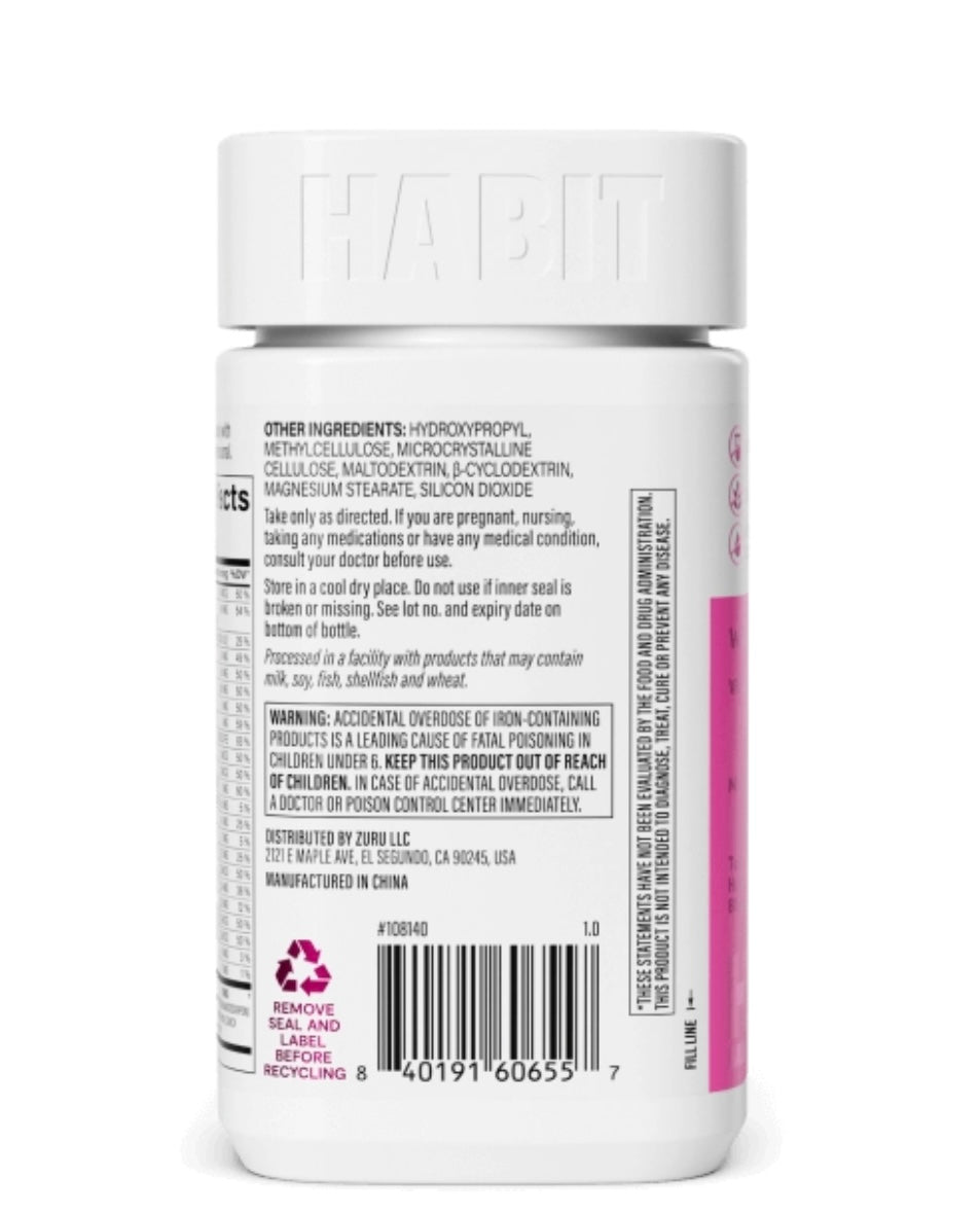 Health By Habit Women’s Multi. Expires 09/26