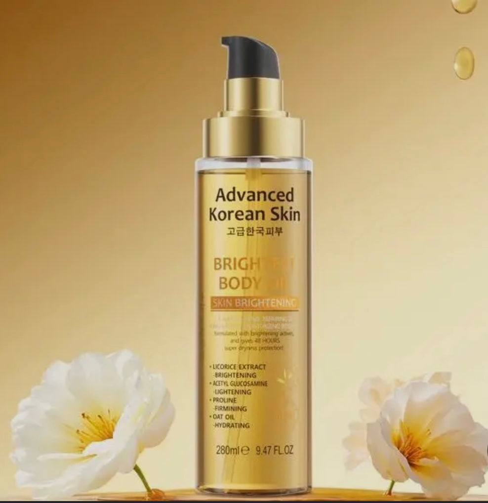 Advanced Korean Skin Brightest Lightening Body Oil 280ml