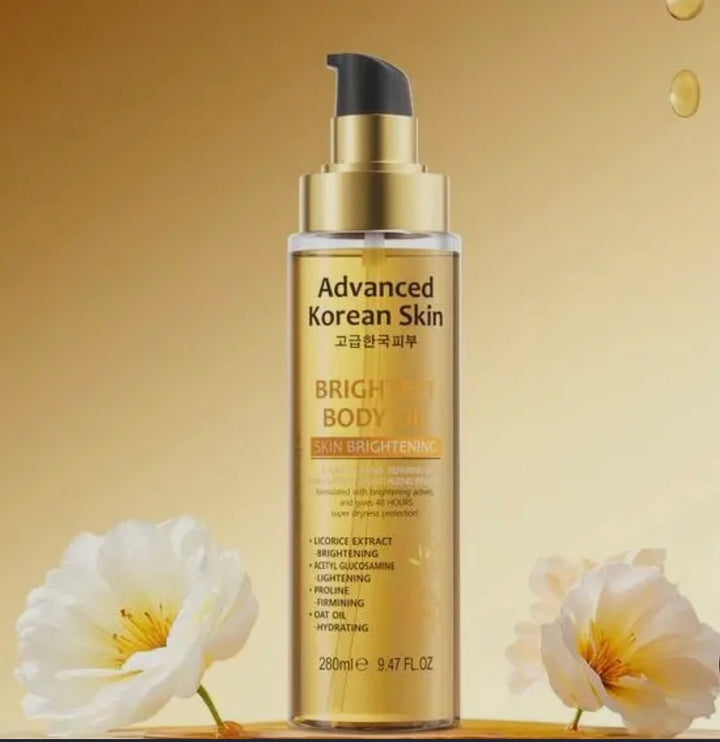 Advanced Korean Skin Brightest Lightening Body Oil 280ml