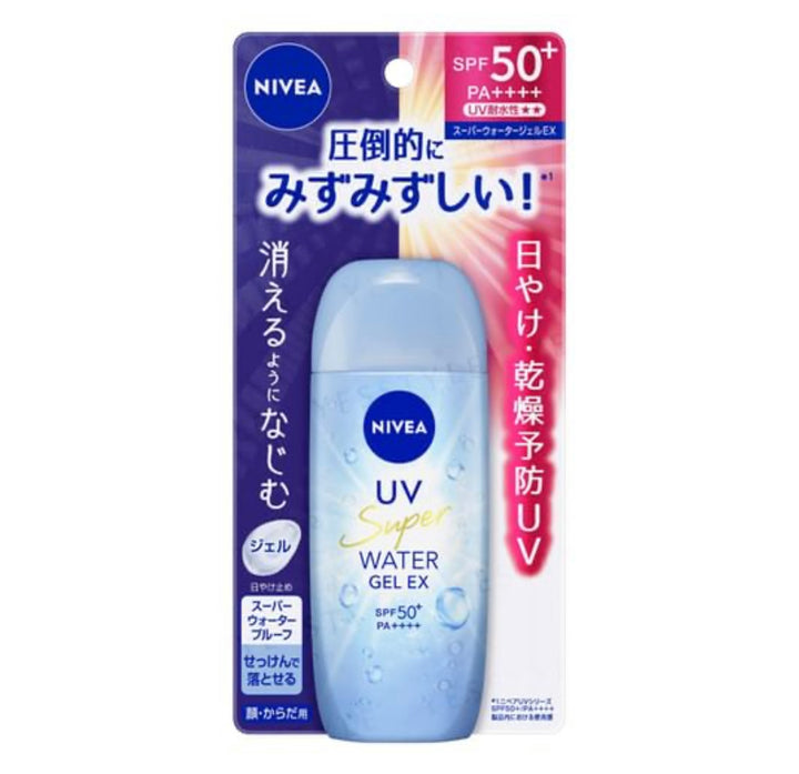 Nivea UV Super Water Gel Ex Waterproof Sunscreen SPF 50 – 80g