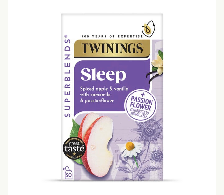 Twinings Superblends Sleep Spiced Apple & Vanilla Tea (20 Tea Bags)