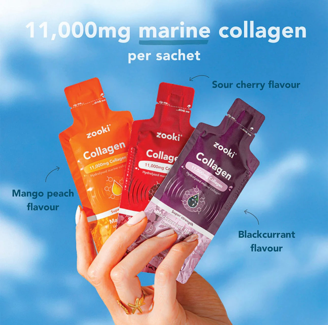 Zooki Super Strength Collagen 11,000mg Liquid Sachet