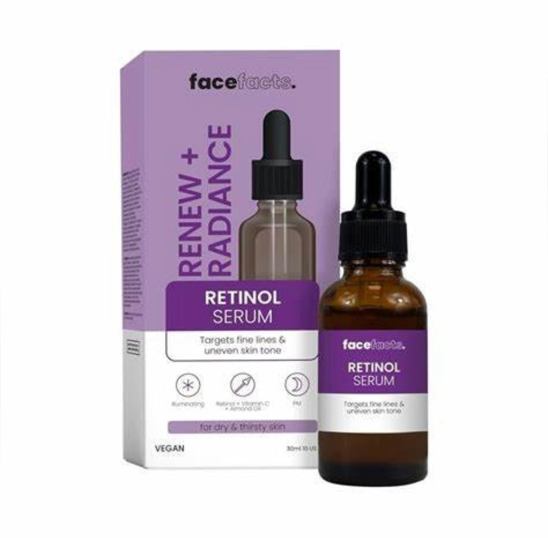 Facefacts Renew & Radiance Retinol Facial Serum 30ml