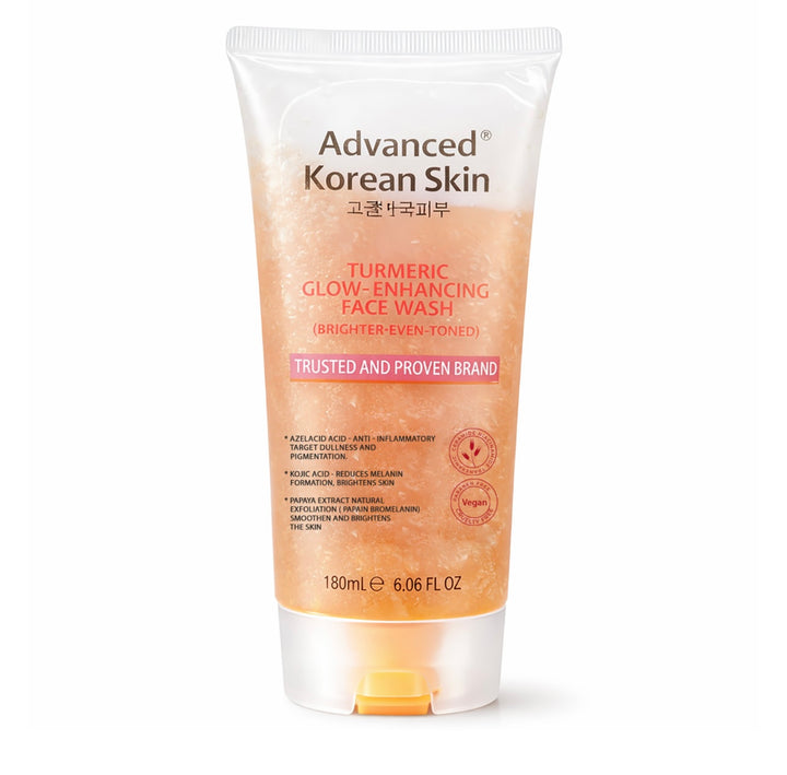 Advanced Korean Turmeric Glow-Enhancing Face Wash -180ml