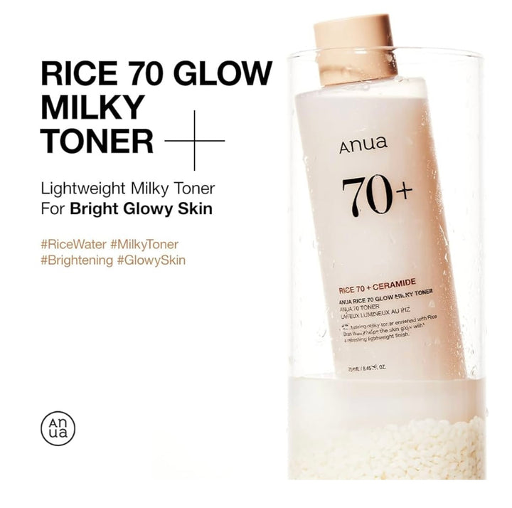 Anua Rice 70 Glow Milky Toner 250ml