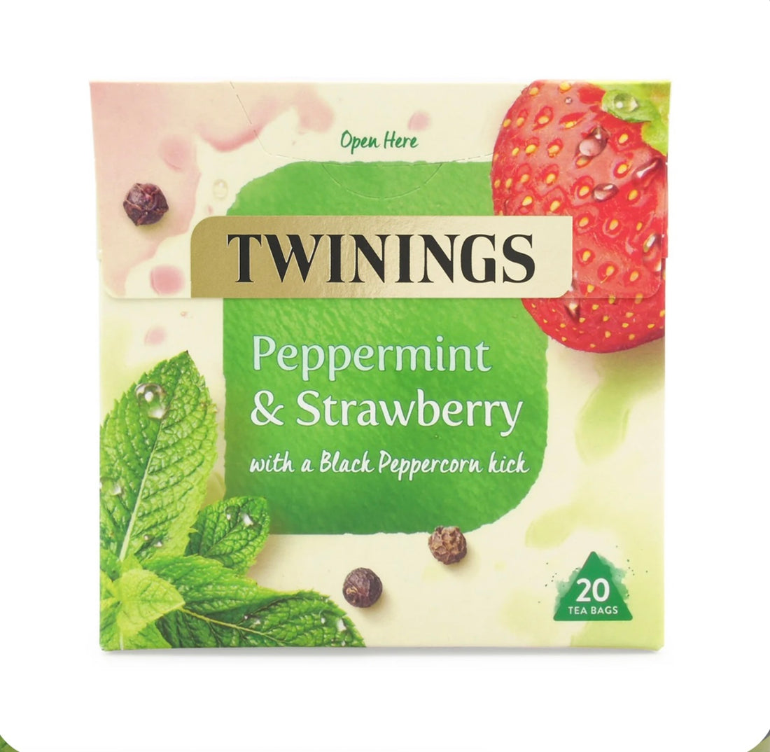 Twinings Peppermint & Strawberry Tea Bags (20 Tea Bags)