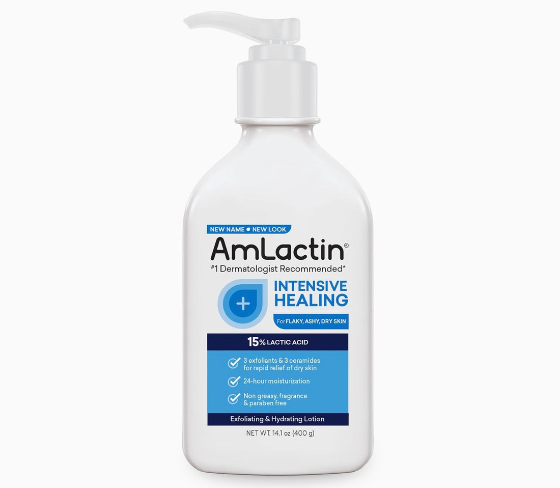 Amlactin Intensive Healing Body Lotion for Dry Skin 14.1 Oz